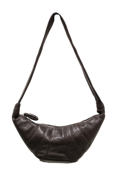 LEMAIRE medium croissant bag Brown