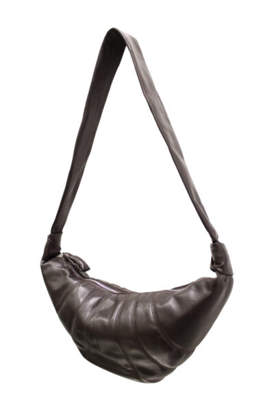 LEMAIRE medium croissant bag Brown