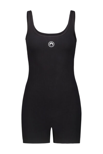 MARINE SERRE Marine Serre short catsuit Black