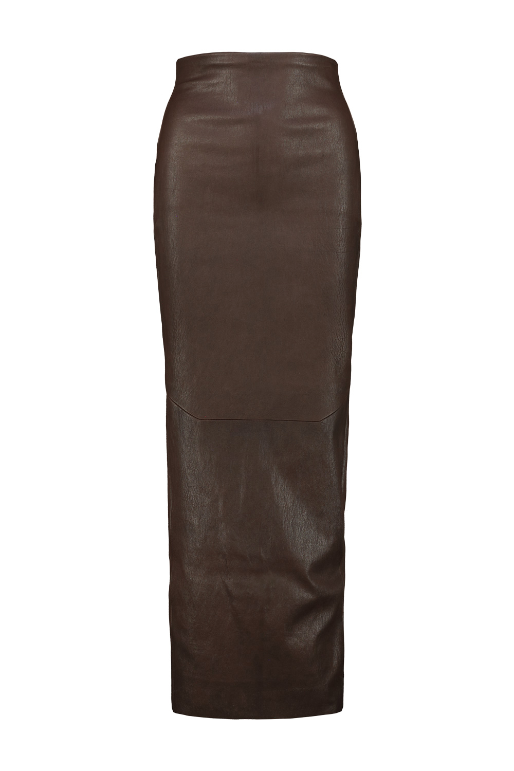 2592_18128.jpg RICK OWENS Rick Owens Dirt Pillar skirt Brown