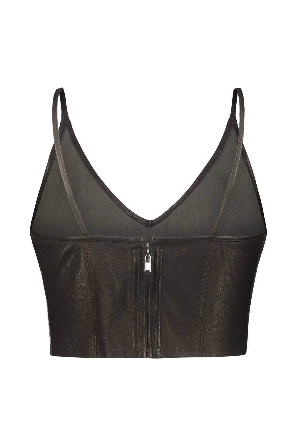 2607_18124.jpg RICK OWENS Rick Owens Tower top in stretch leather Black
