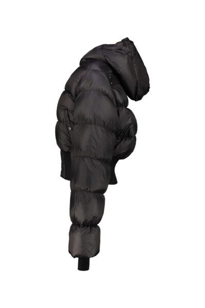 RICK OWENS Rick Owens Tower cinched hooded jacket Black