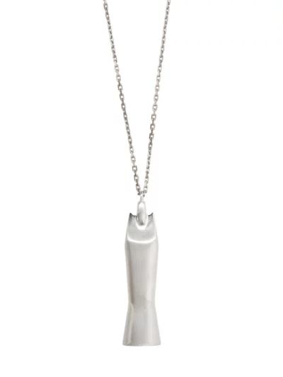 RICK OWENS sister charm Metallic