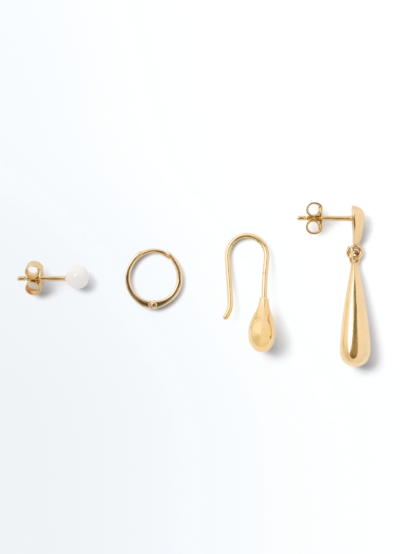 LEMAIRE piercing set Metallic