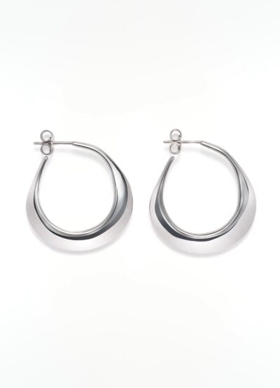 LEMAIRE hoop earrings Metallic