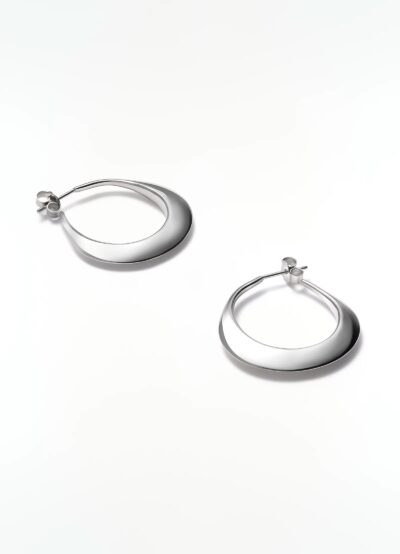 LEMAIRE hoop earrings Metallic