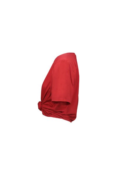 MAGDA BUTRYM classIc knotted t-shirt Red