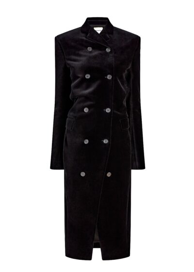 KHAITE ROLON COAT Black