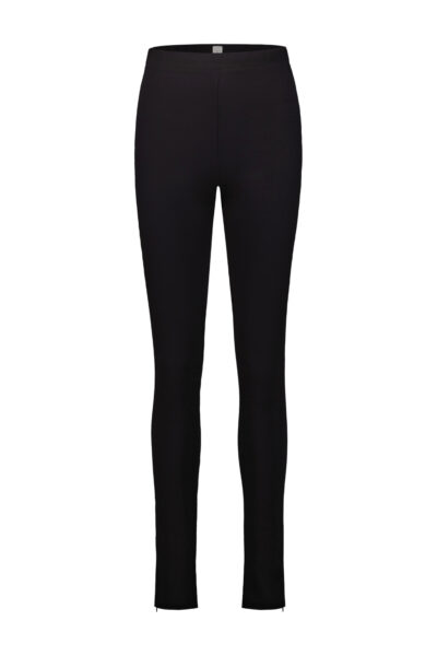TOTEME Toteme Lightweight Wool Shirt - White TOTEME ZIP LEGGINGS Black