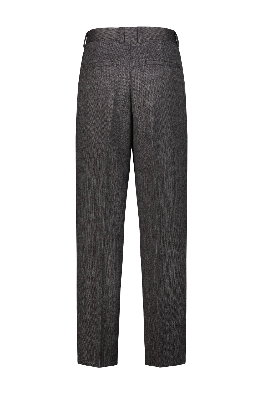 2690_18346.jpg TOTEME herringbone double pleat trousers Grey