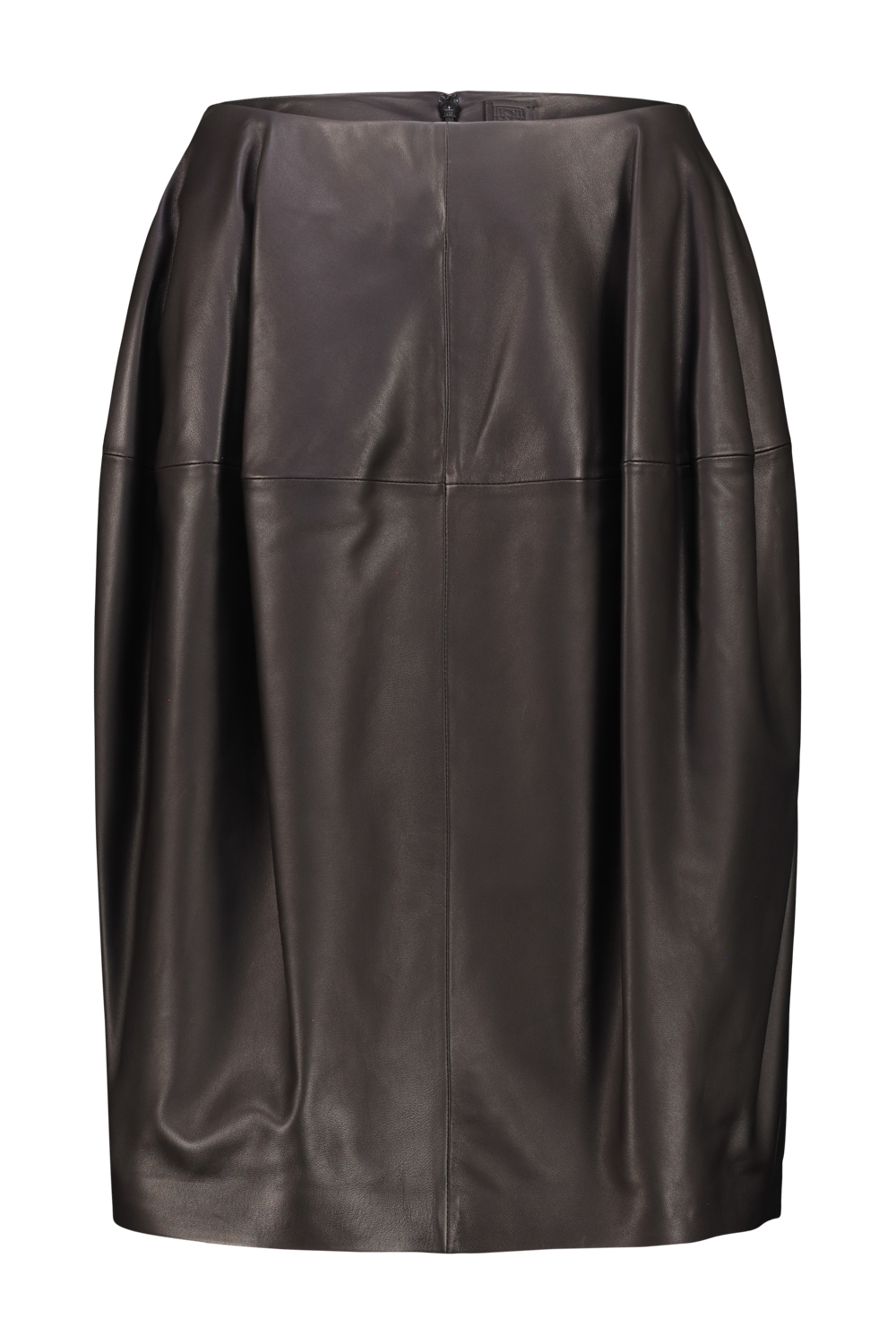 2693_18359.jpg TOTEME sculptural LEATHER skirt Black