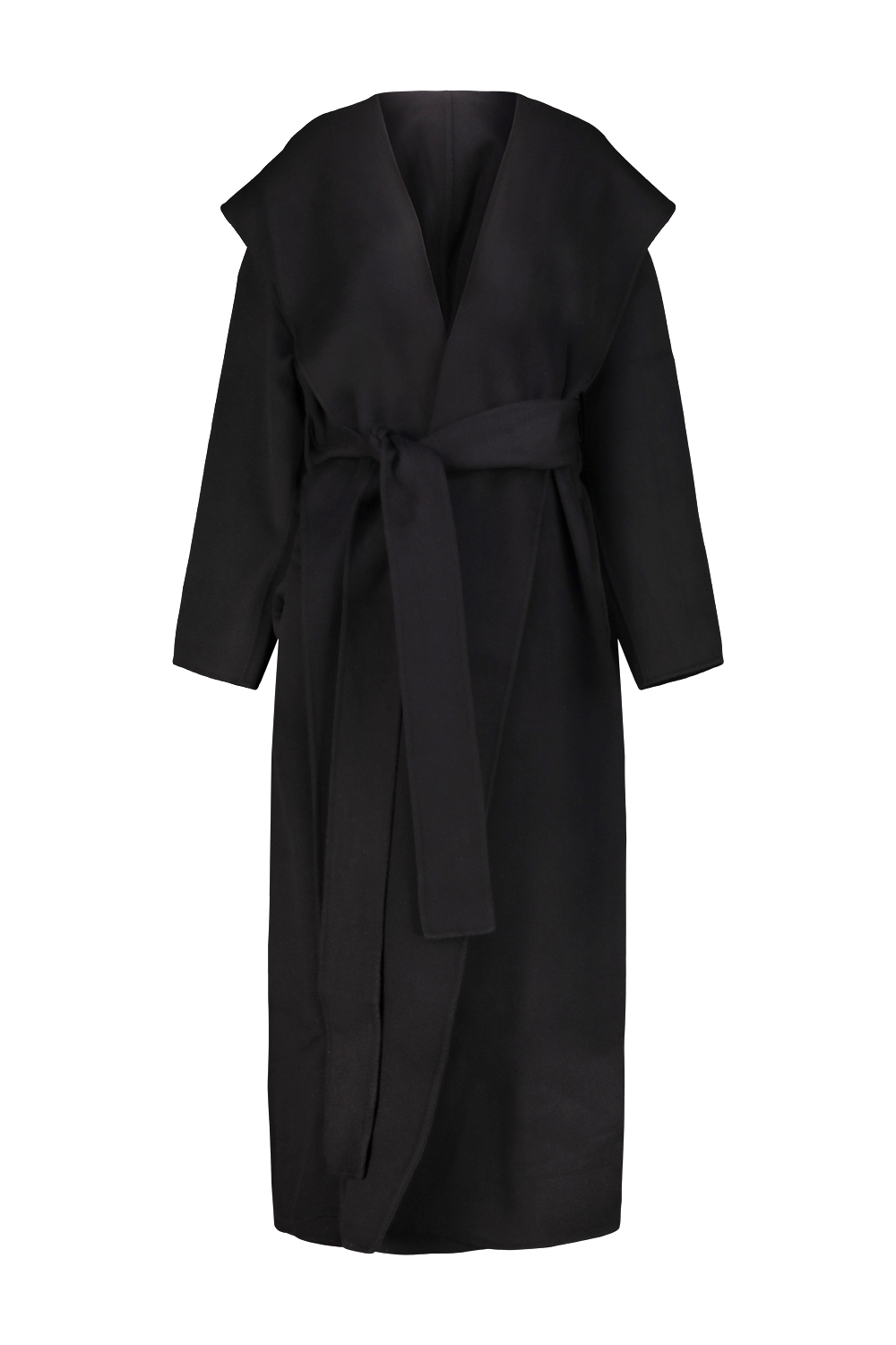 2698_18377.jpg TOTEME hoodie belted coat Black