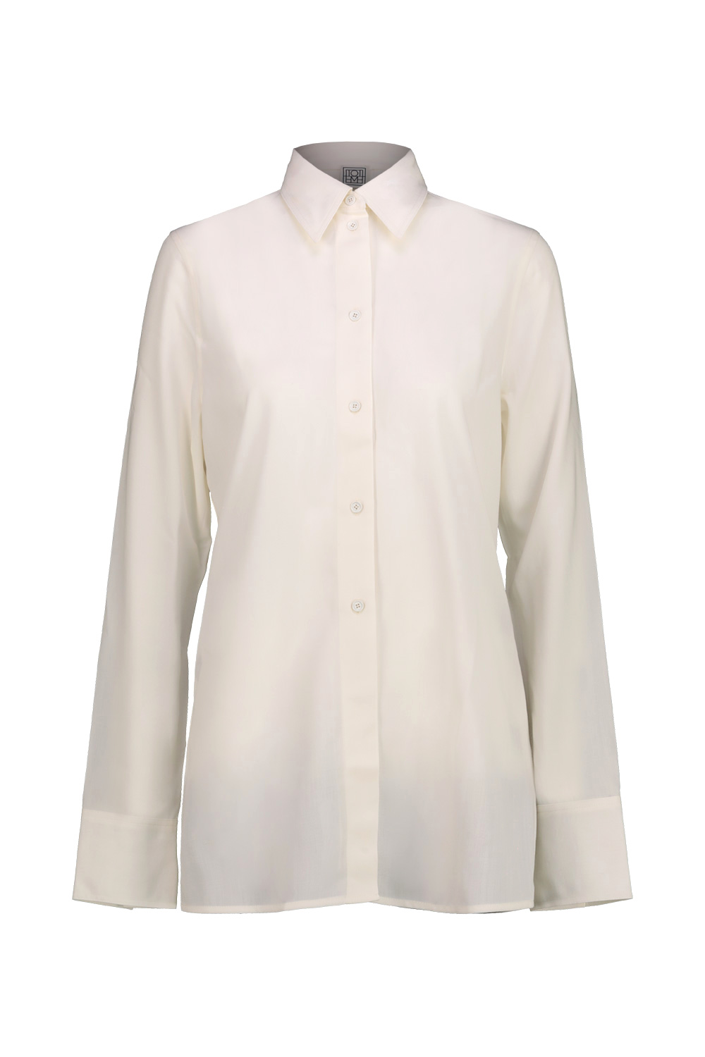 2699_18374.jpg TOTEME Lightweight wool shirt White