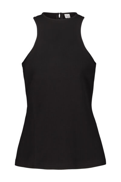 TOTEME Toteme Oversize Turtleneck - Nude & Neutrals TOTEME deep curved rib tank Black