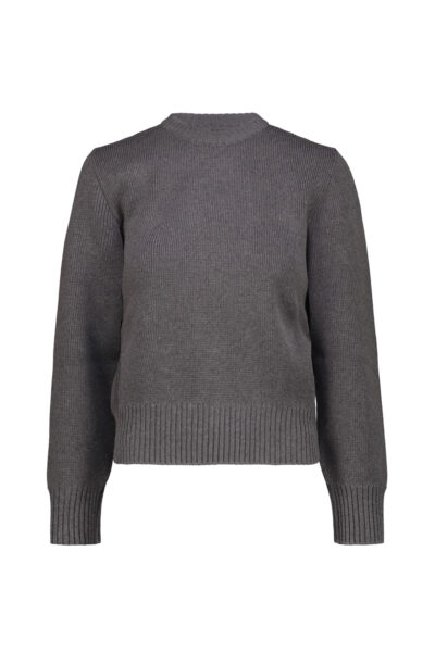 TOTEME MERINO COTTON CREW KNIT Grey
