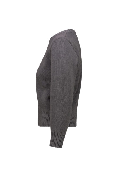 TOTEME MERINO COTTON CREW KNIT Grey