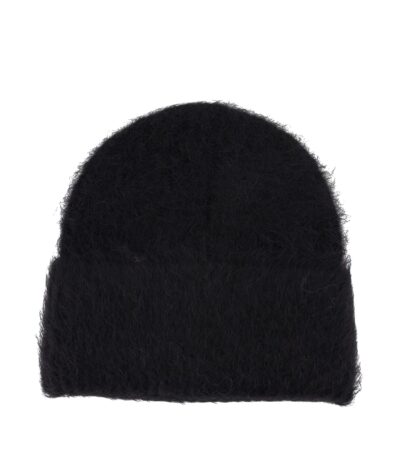 TOTEME alpaca knit beanie. Black