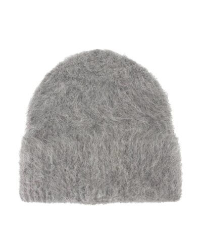 TOTEME alpaca knit beanie Grey