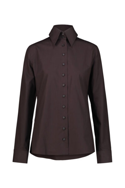 KHAITE Ivy shirt Brown