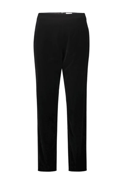 Khaite August Tailored Pant - Grey KHAITE Ryden pant in cotton velvet Black