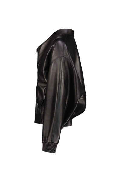 KHAITE Ixin leather Jacket Black