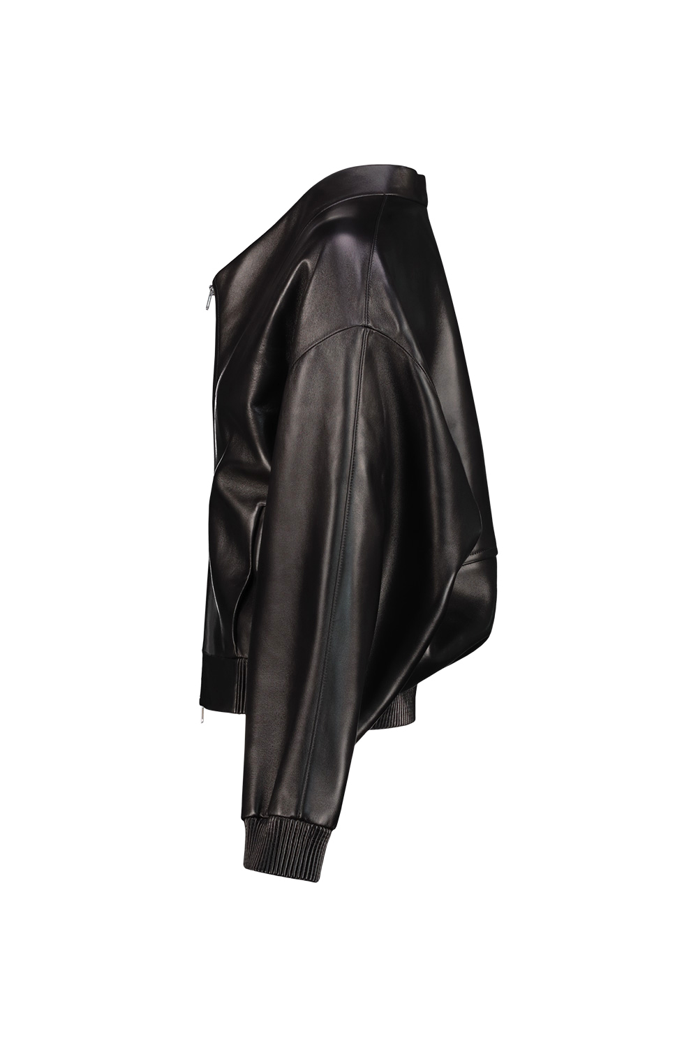 2735_18194.jpg KHAITE Ixin leather Jacket Black