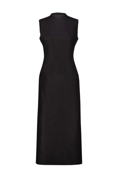 Magda Butrym Grey Dress - Grey MAISON MARGIELA sleeveless virgin wool maxi dress Black