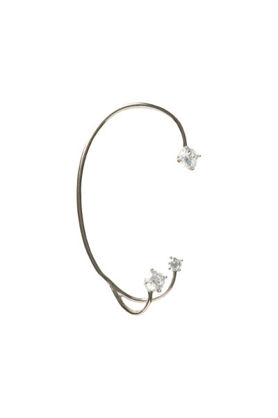 PANCONESI THREE POIN EAR CUFF Metallic