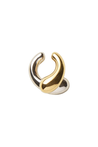 PANCONESI Blow up helix earcuff Metallic