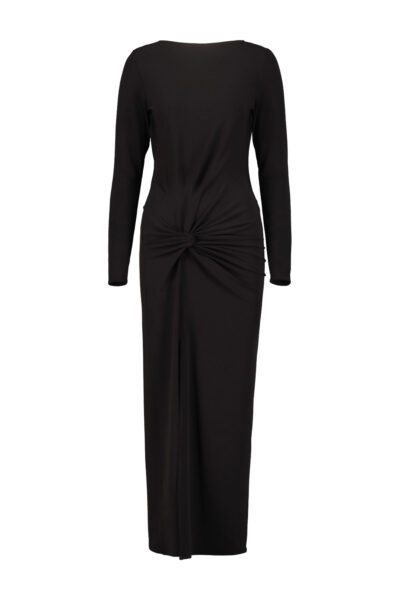 DRHOPE KNOT MIDI DRESS Black