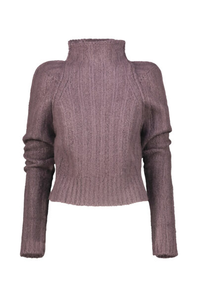 RICK OWENS cropped con top Brown