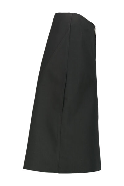 RICK OWENS CROPPED SHEATH DRESS Black