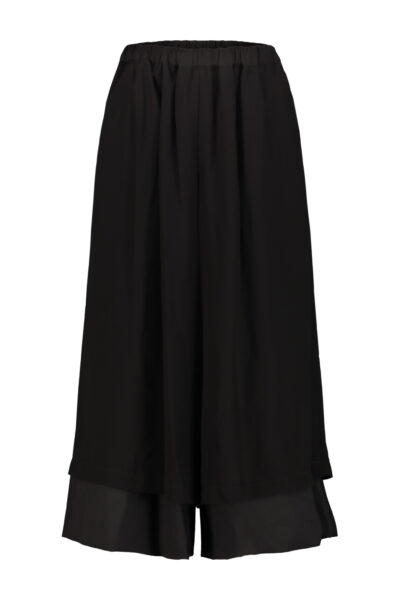 Comme Des Garçons Asymmetric Skirt - Black COMME DES GARÇONS double layer pant Black