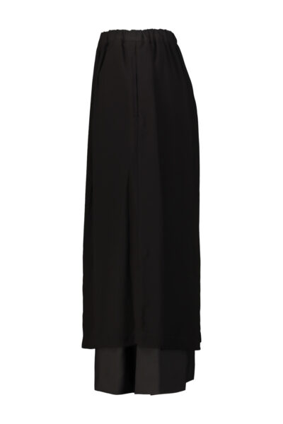 Comme Des Garçons Asymmetric Skirt - Black COMME DES GARÇONS double layer pant Black