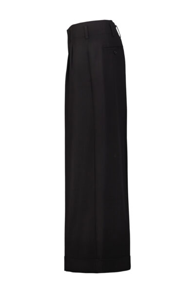 Comme Des Garçons Asymmetric Skirt - Black COMME DES GARÇONS tailored extra wide leg trousers Black