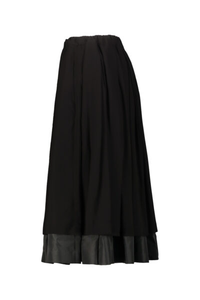 Comme Des Garçons Asymmetric Skirt - Black COMME DES GARÇONS double layer skirt Black