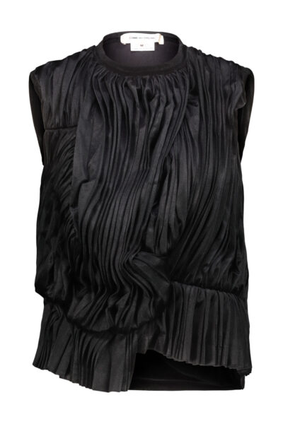 Comme Des Garçons Asymmetric Skirt - Black COMME DES GARÇONS Velvet top Black