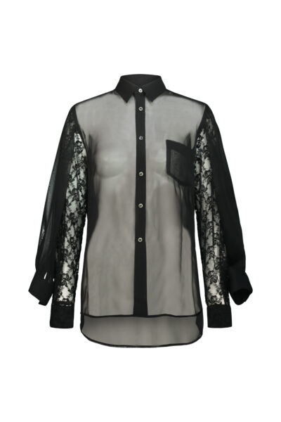 Comme Des Garçons Asymmetric Skirt - Black COMME DES GARÇONS double sleeves shirt Black