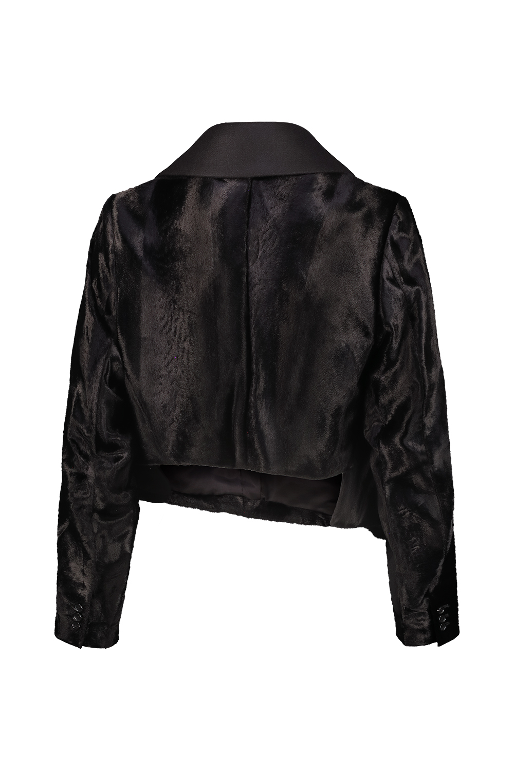 2801_18676.jpg COMME DES GARÇONS Velvet cropped jacket Black