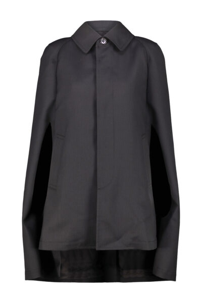 JUNYA WATANABE PINSTRIPE CAPE Blue