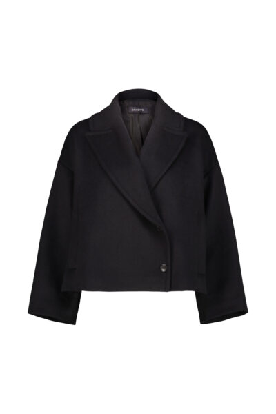 DRHOPE SHORT PEACOAT Black