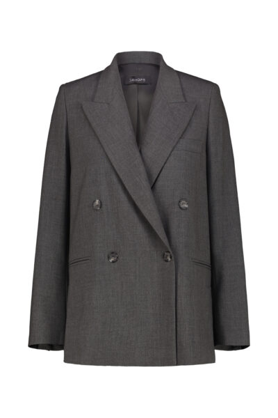 DRHOPE DOUBLE BRESTED BLAZER Grey