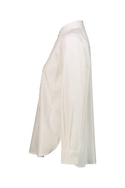 DRHOPE WHITE SHIRT WITH RUFFLE White