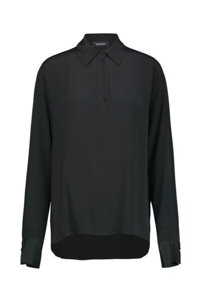Comme Des Garçons Double Sleeves Shirt - Black DRHOPE POLO LONG SHIRT Black