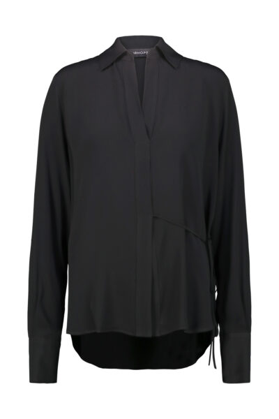 Comme Des Garçons Double Sleeves Shirt - Black DRHOPE POLO SHIRT WITH SIDE TIES Black