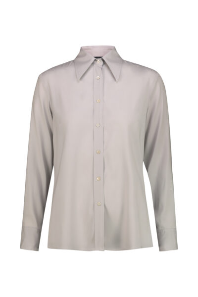 Comme Des Garçons Double Sleeves Shirt - Black DRHOPE SILK SHIRT Grey
