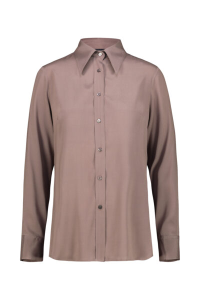 Comme Des Garçons Double Sleeves Shirt - Black DRHOPE SILK SHIRT Nude & Neutrals