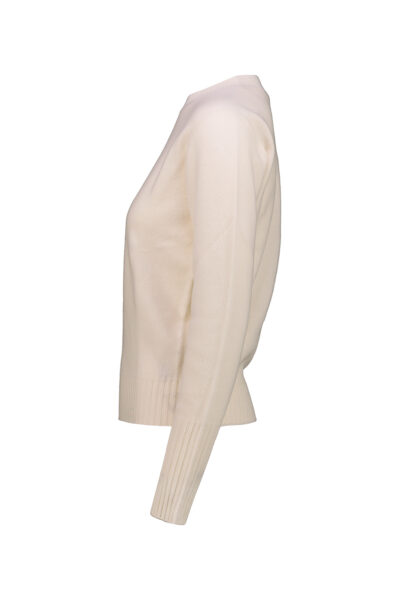 COURRÈGES FITTED CREWNECK White